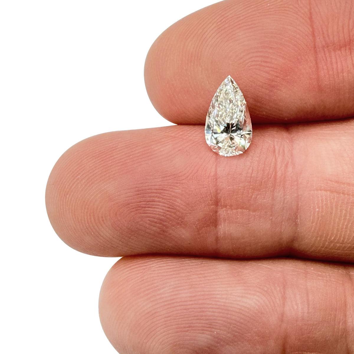 1.25ct | H/VVS1 Pear Shape Brilliant Cut Diamond (GIA) - Modern Rustic Diamond