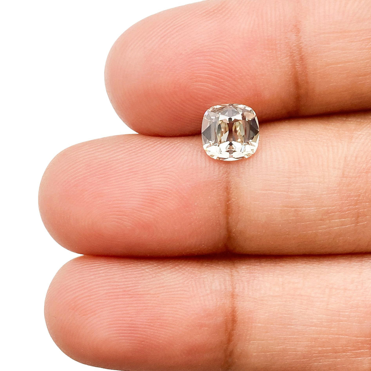 1.25ct | N/VS1 Cushion Shape Old Mine Cut Diamond (GIA) - Modern Rustic Diamond