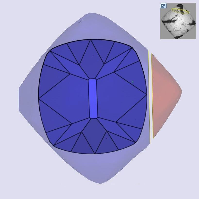 1.25ct | N/VS1 Cushion Shape Old Mine Cut Diamond (GIA) - Modern Rustic Diamond