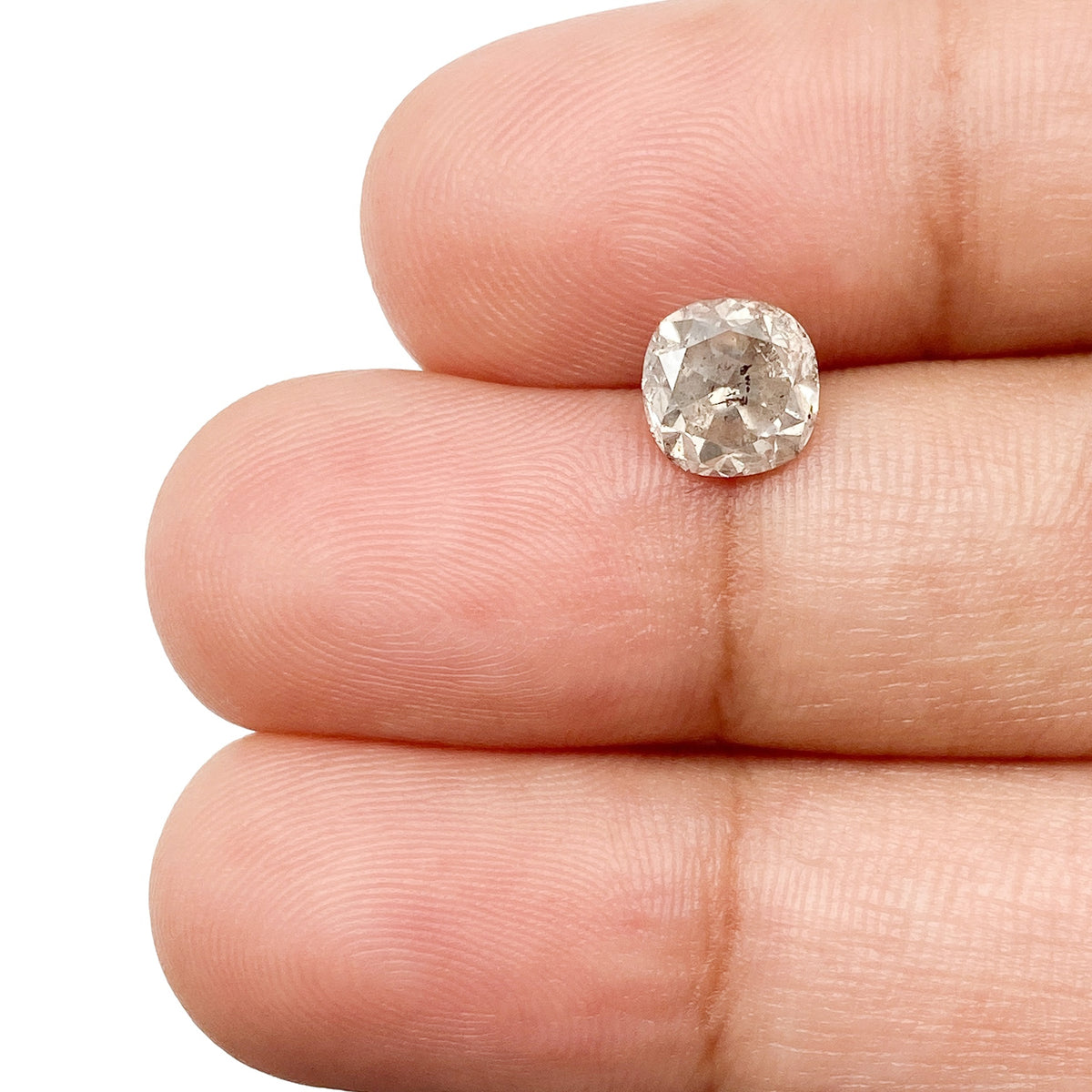1.25ct | Rustic Cushion Shape Brilliant Cut Diamond - Modern Rustic Diamond