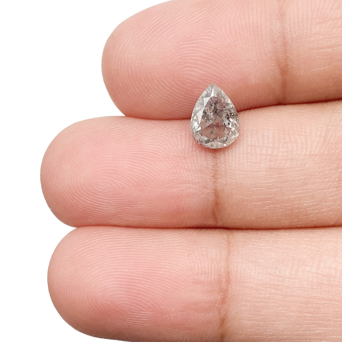 1.25ct | Rustic Pear Shape Brilliant Cut Diamond - Modern Rustic Diamond