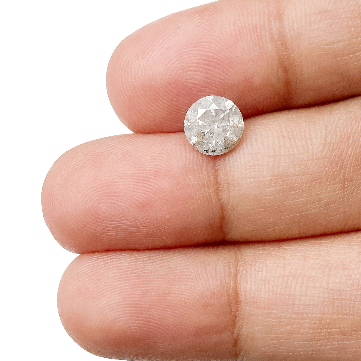 1.25ct | Rustic Round Shape Brilliant Cut Diamond - Modern Rustic Diamond