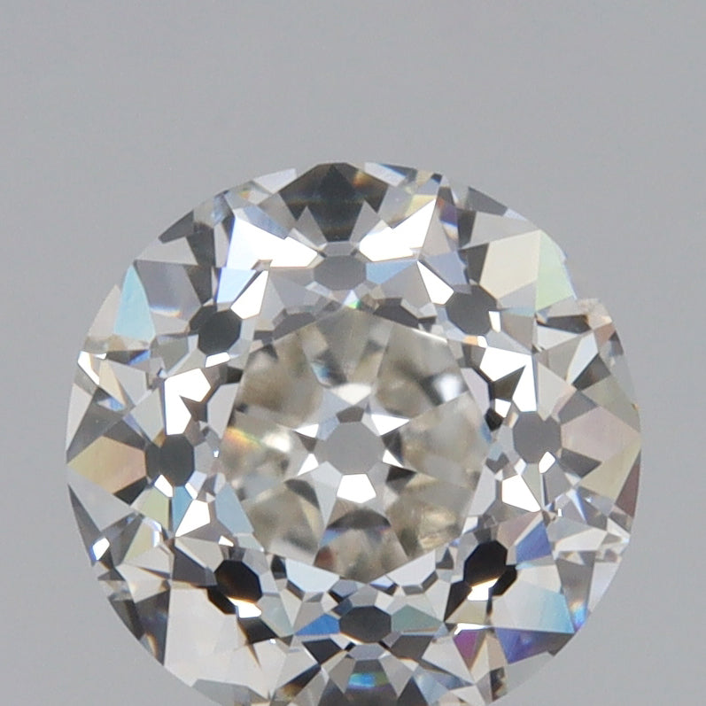 1.62ct | H/VS1 Round Shape Old European Cut Diamond (GIA) - Modern Rustic Diamond