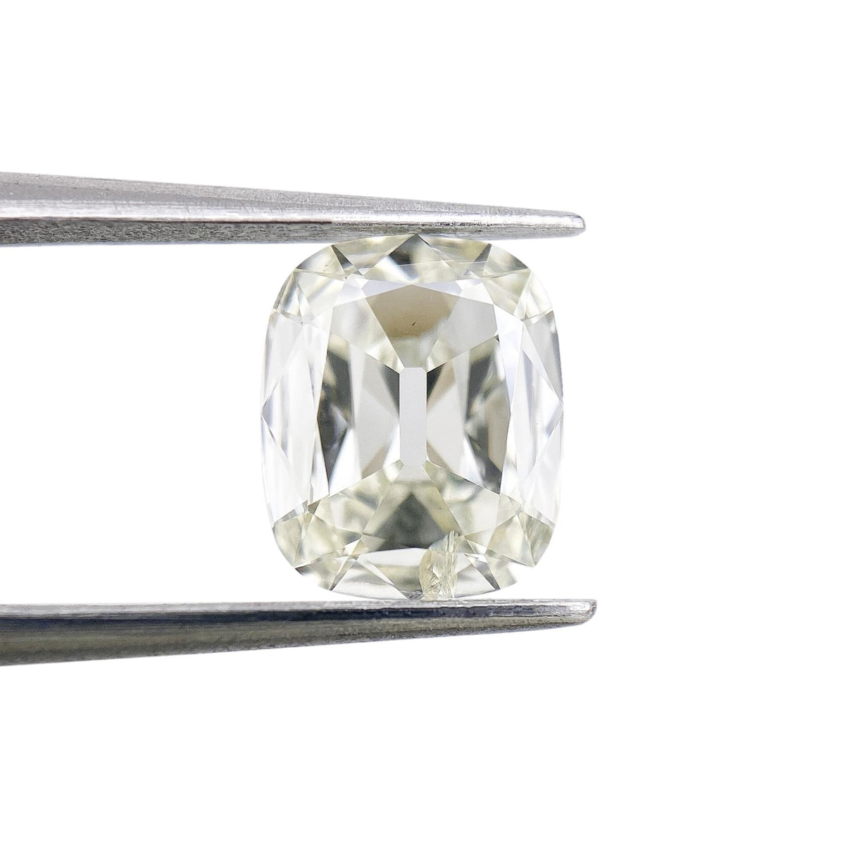 1.26ct | K/I1 Cushion Shape Vintage Old Mine Cut Diamond (GIA) - Modern Rustic Diamond