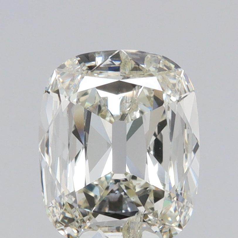 1.26ct | J/SI2 Cushion Shape Old Mine Cut Diamond - Modern Rustic Diamond