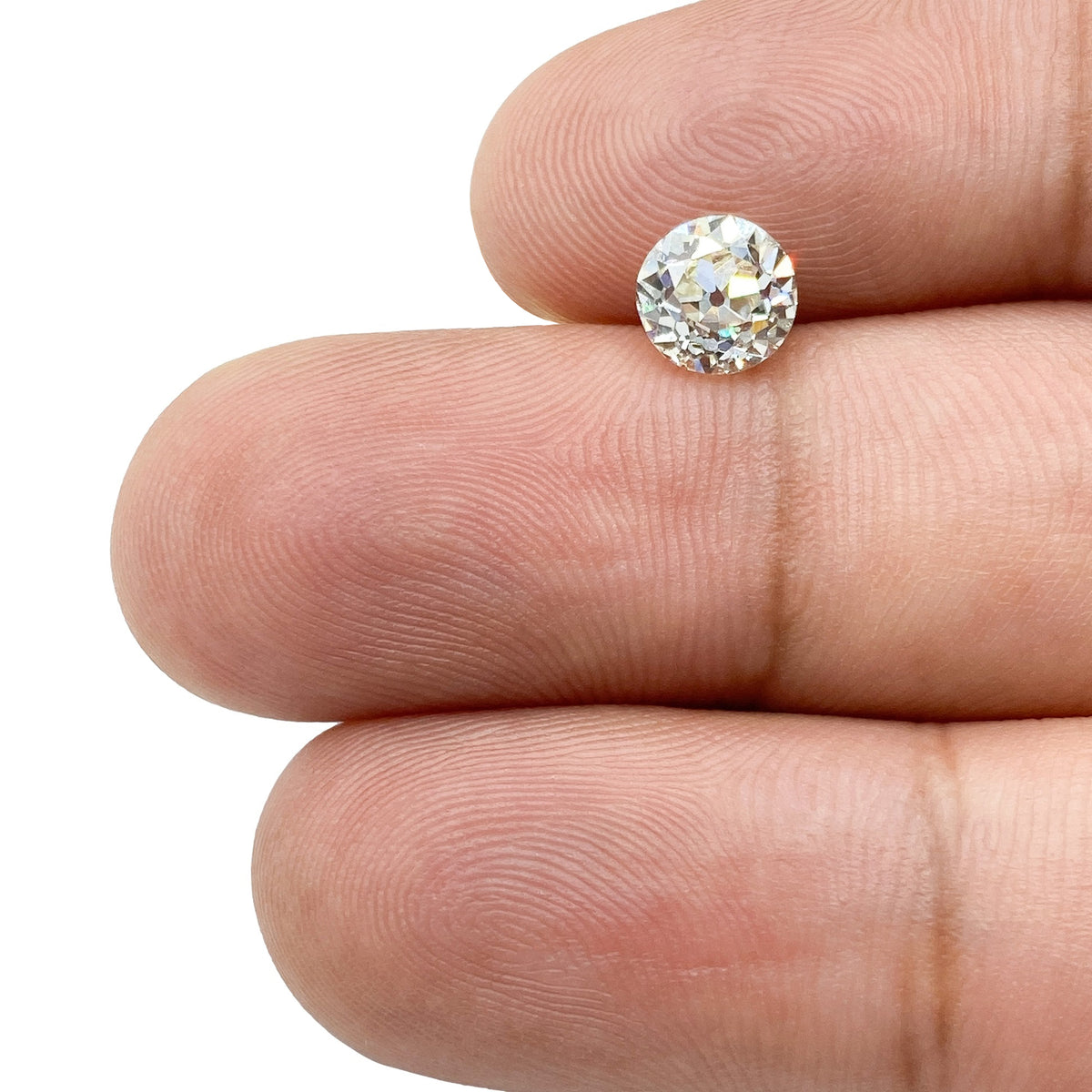 1.26ct | M/SI1 Round Shape Vintage Old European Cut Diamond (GIA) - Modern Rustic Diamond