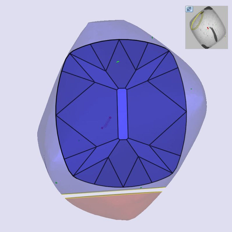 1.26ct | Q-R/VS2 Cushion Shape Old Mine Cut Diamond (GIA) - Modern Rustic Diamond
