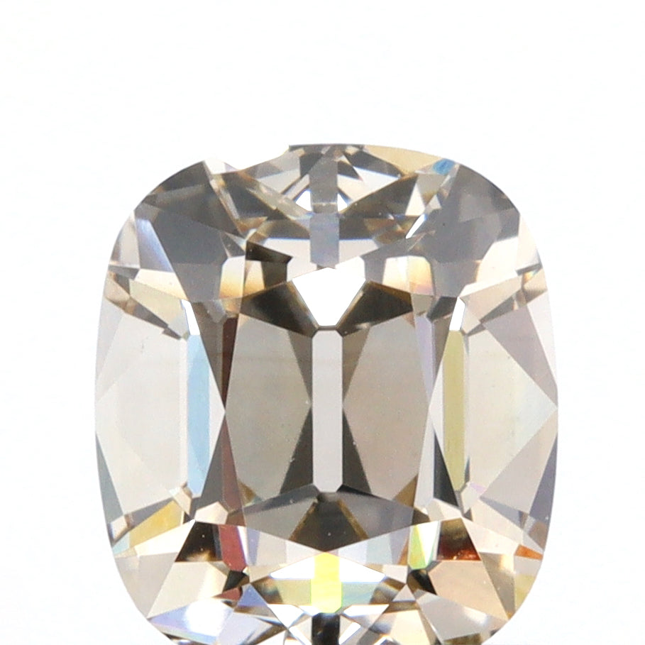 1.26ct | Q-R/VS2 Cushion Shape Old Mine Cut Diamond (GIA) - Modern Rustic Diamond