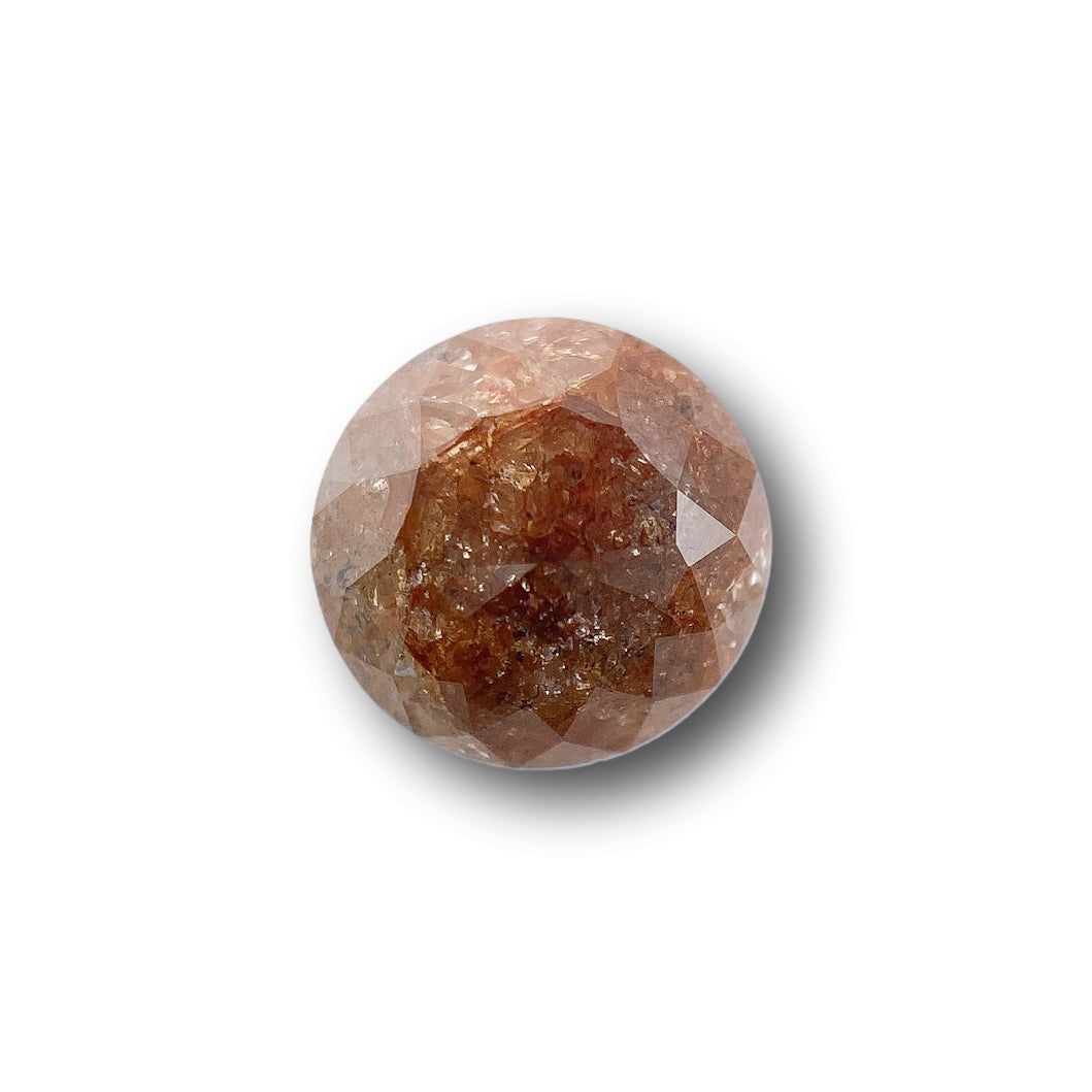 1.26ct | Salt & Pepper Round Shape Rose Cut Diamond - Modern Rustic Diamond