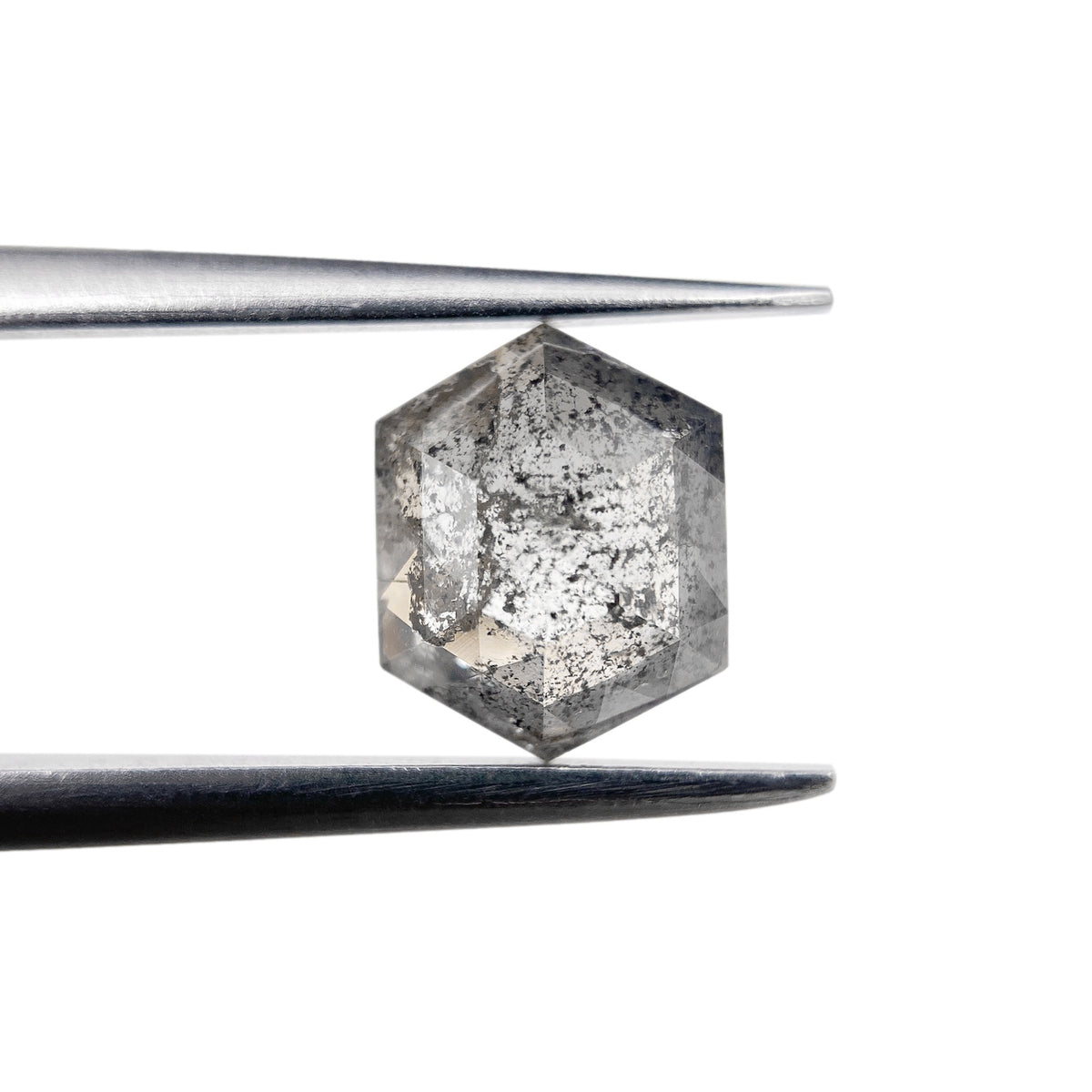 1.26ct | Rustic Hexagon Shape Rose Cut Diamond - Modern Rustic Diamond