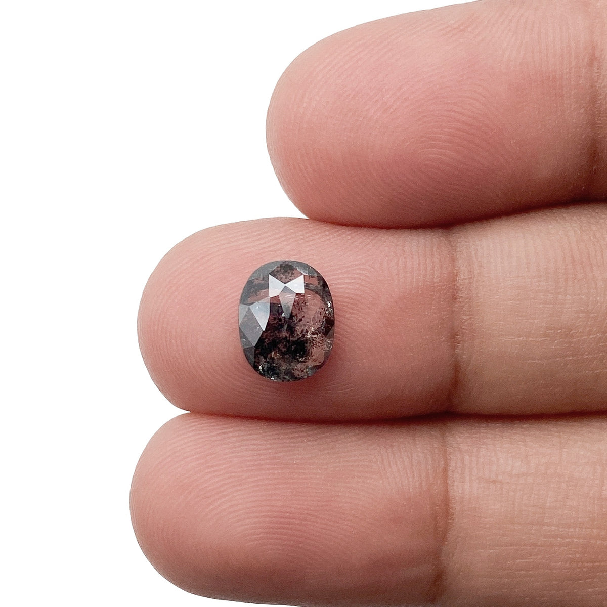 1.26ct | Rustic Oval Shape Rose Cut Diamond - Modern Rustic Diamond