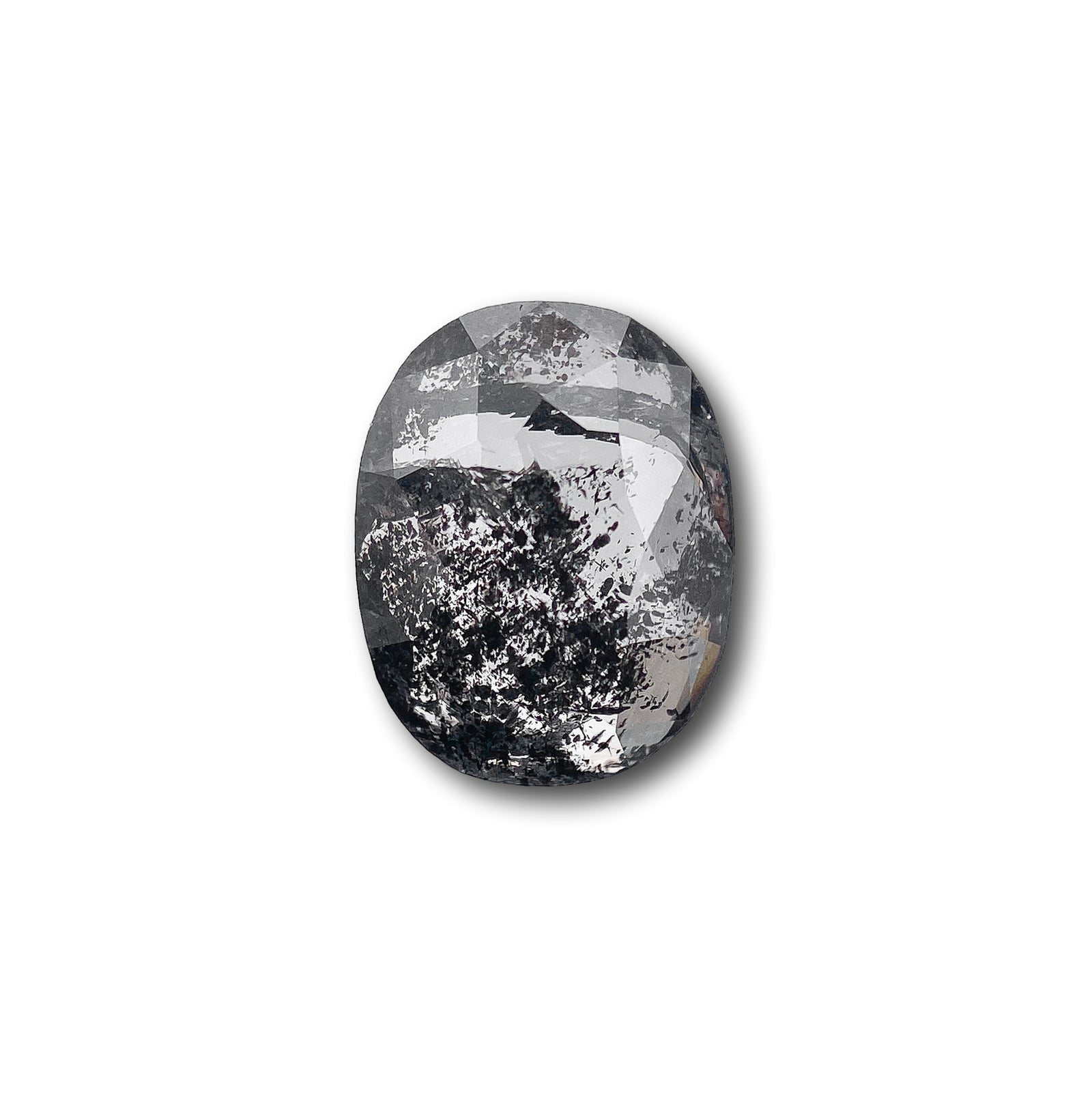 1.26ct | Rustic Oval Shape Rose Cut Diamond - Modern Rustic Diamond