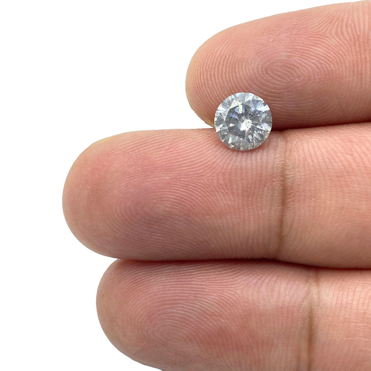 1.26ct | Rustic  Round Shape Brilliant Cut Diamond - Modern Rustic Diamond