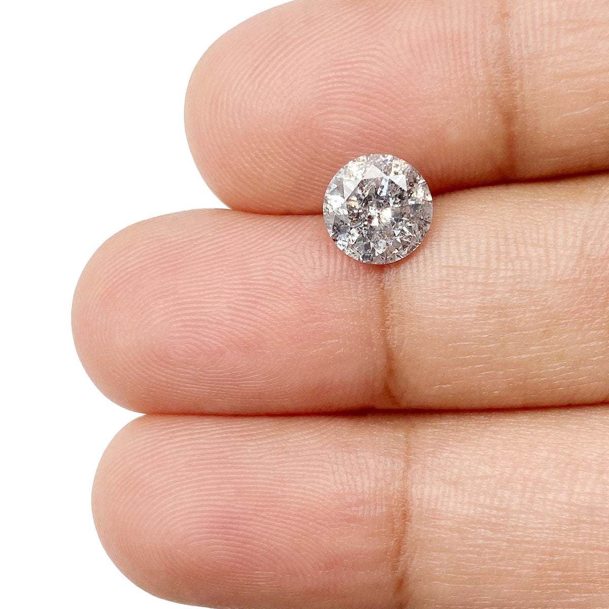 1.26ct | Rustic Round Shape Brilliant Cut Diamond - Modern Rustic Diamond