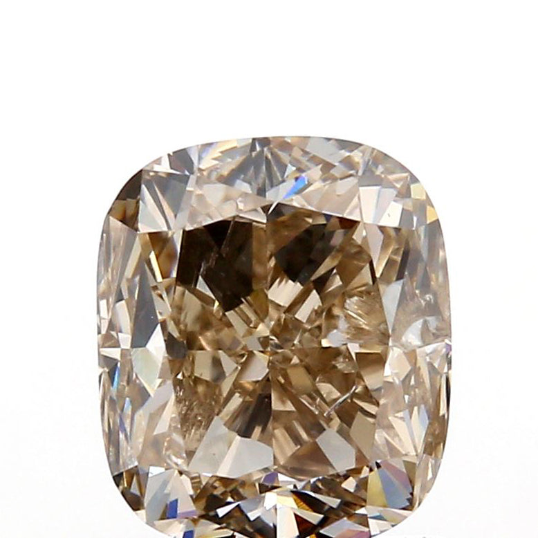1.27ct | Champagne SI Cushion Shape Brilliant Cut Diamond - Modern Rustic Diamond