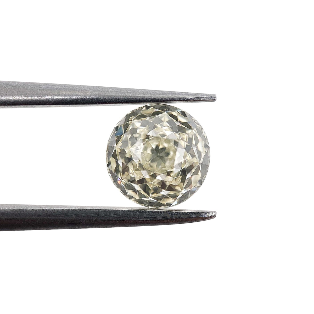 1.27ct | Light Color VVS Round Shape Old European Cut Diamond - Modern Rustic Diamond