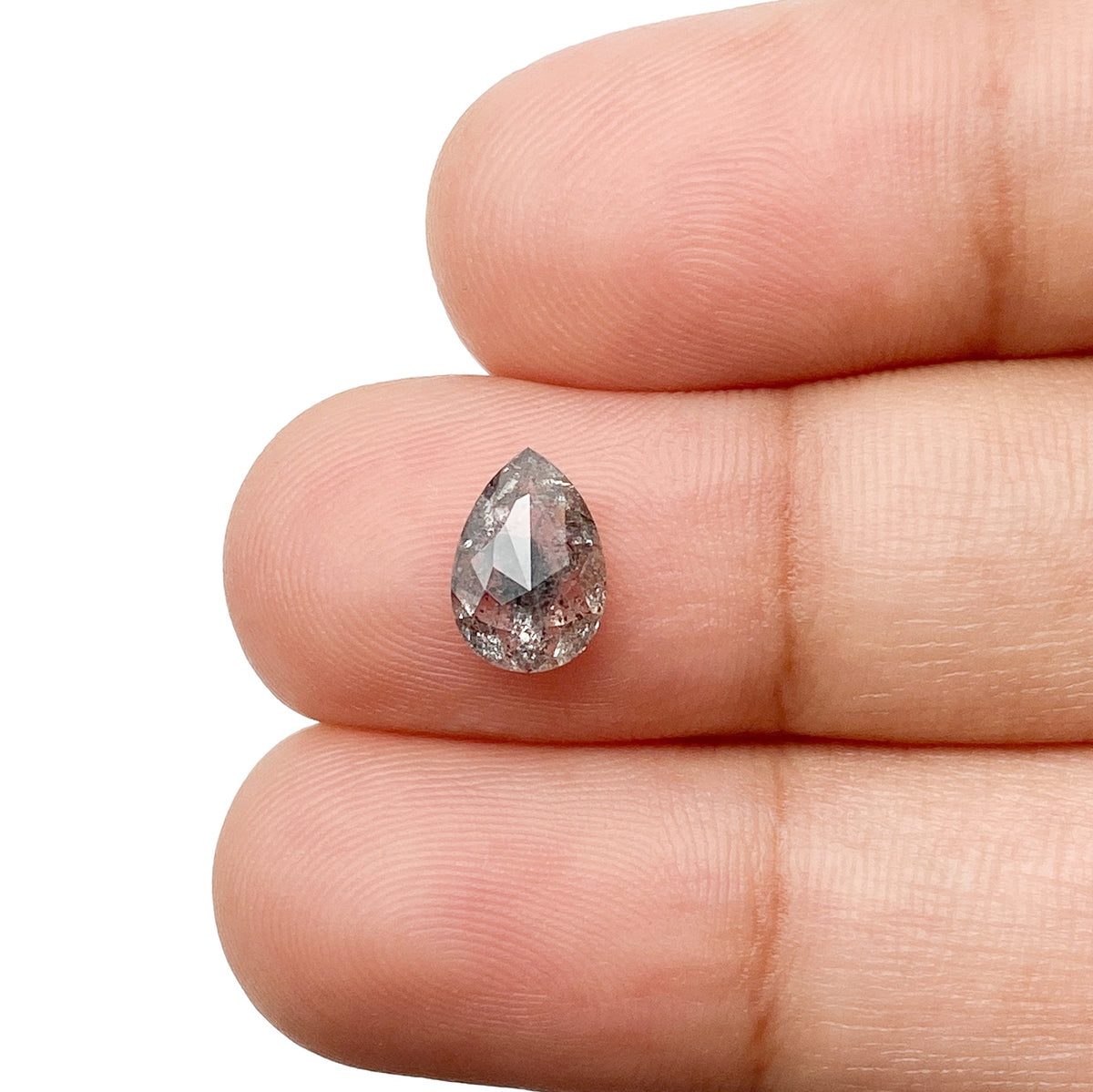 1.27ct | Rustic Pear Shape Brilliant Cut Diamond - Modern Rustic Diamond