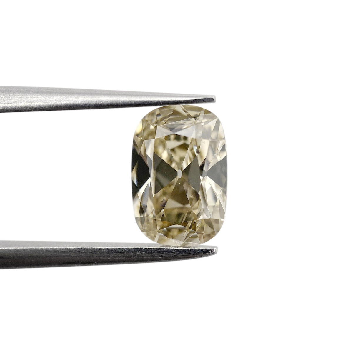 1.28ct | Champagne SI Cushion Shape Old Mine Cut Diamond - Modern Rustic Diamond