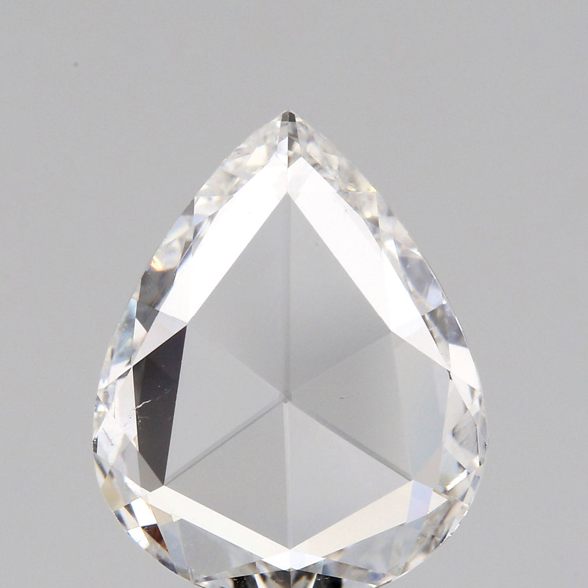 1.28ct | D/SI1 Pear Shape Rose Cut Diamond (GIA) - Modern Rustic Diamond