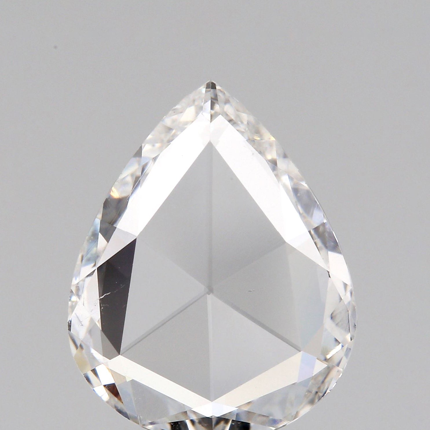 1.28ct | D/SI1 Pear Shape Rose Cut Diamond (GIA) - Modern Rustic Diamond