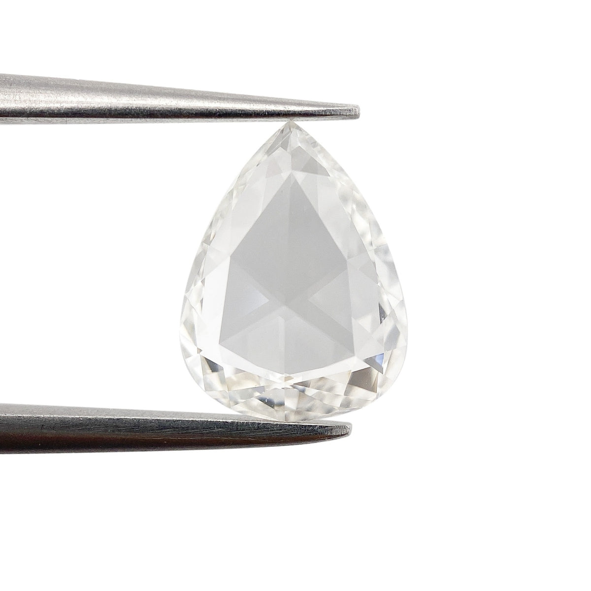 1.28ct | F/VS2 Pear Shape Rose Cut Diamond (GIA) - Modern Rustic Diamond