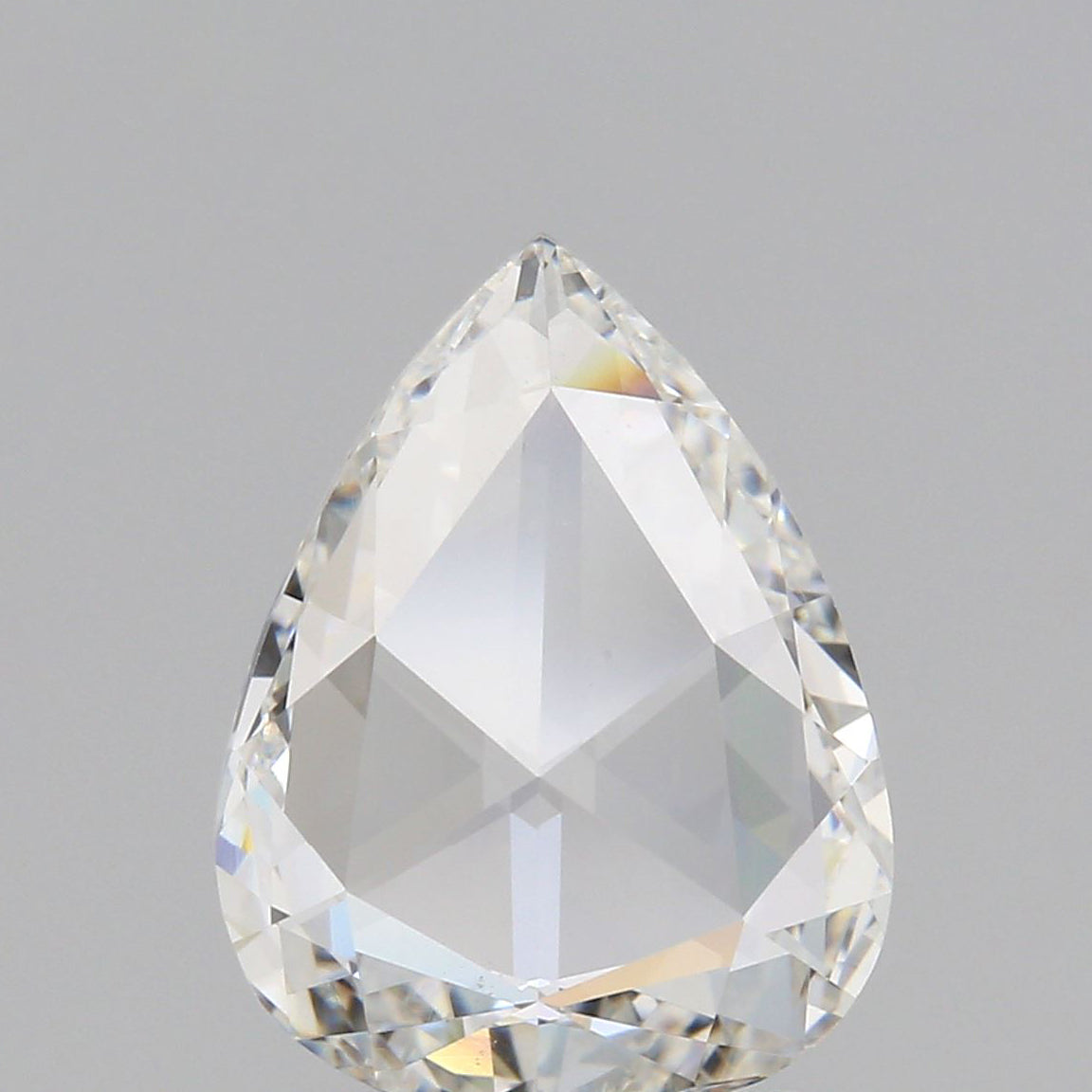 1.28ct | F/VS2 Pear Shape Rose Cut Diamond (GIA) - Modern Rustic Diamond