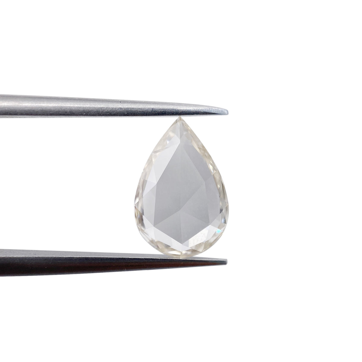 1.29ct | Champagne VS Pear Shape Rose Cut Diamond - Modern Rustic Diamond