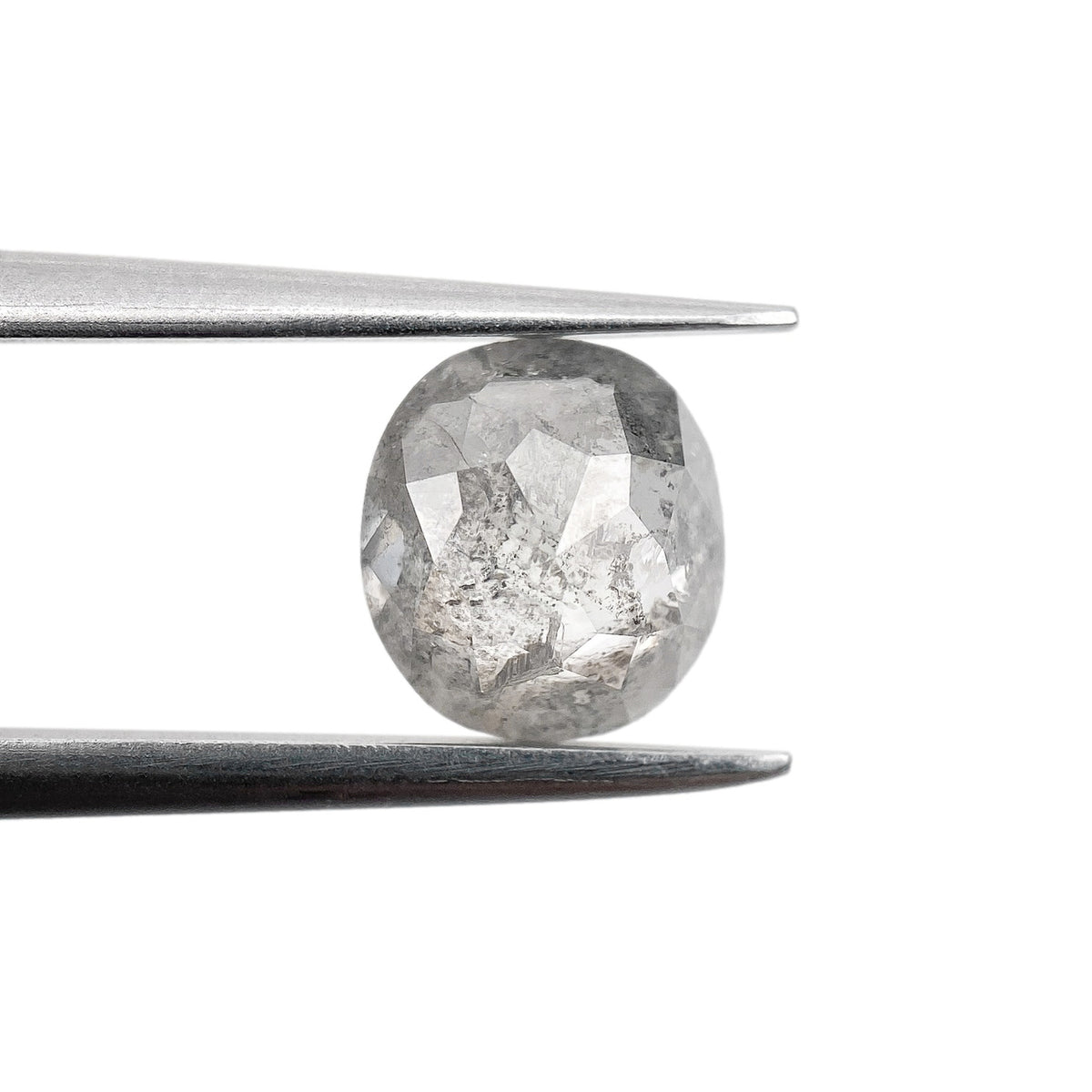 1.28ct | Rustic  Cushion Shape Rose Cut Diamond - Modern Rustic Diamond