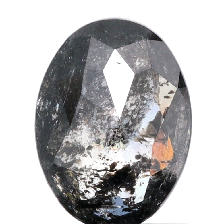 1.28ct | Rustic Oval Shape Rose Cut Diamond - Modern Rustic Diamond