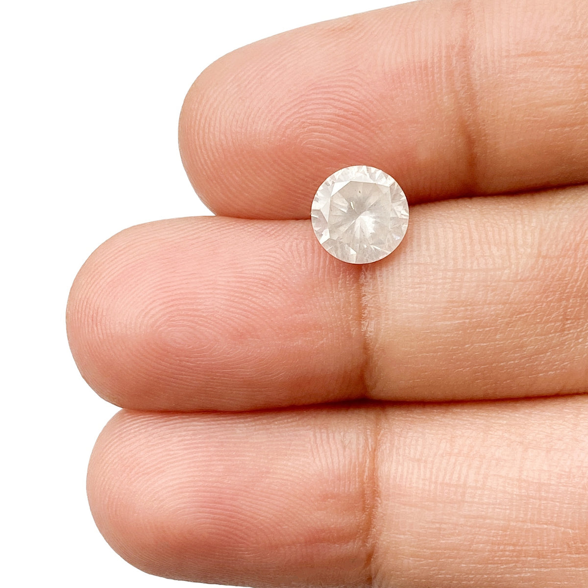 1.28ct | Rustic Round Shape Brilliant Cut Diamond - Modern Rustic Diamond