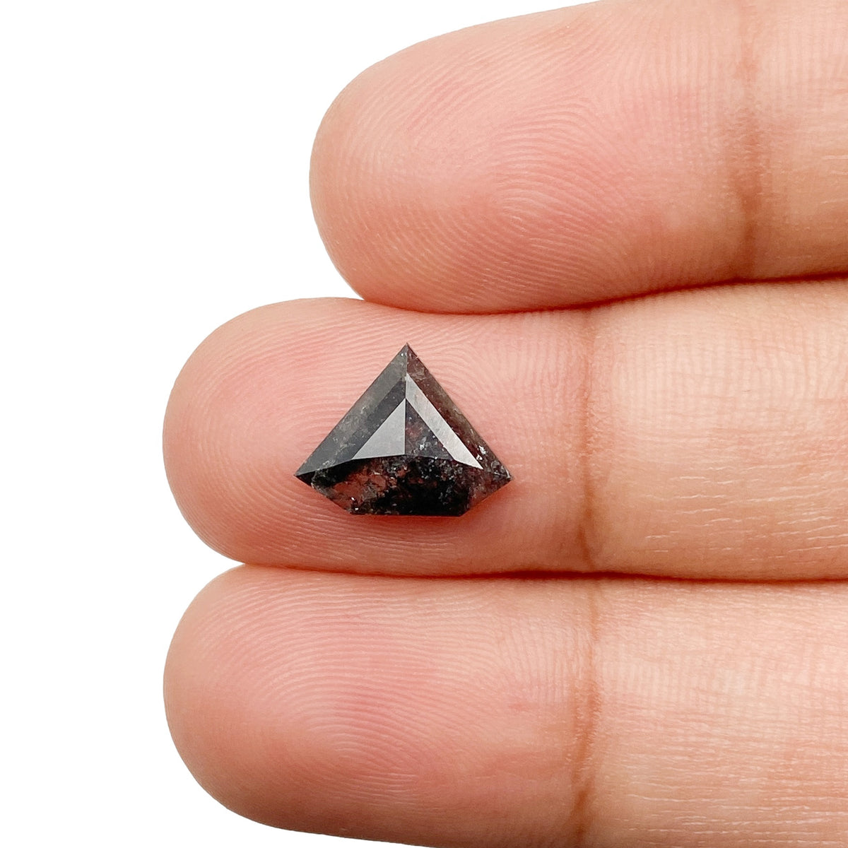 1.29ct | Rustic Shield Shape Rose Cut Diamond - Modern Rustic Diamond