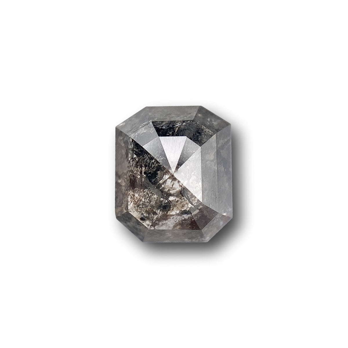 1.26ct | Salt & Pepper Emerald Shape Step Cut Diamond