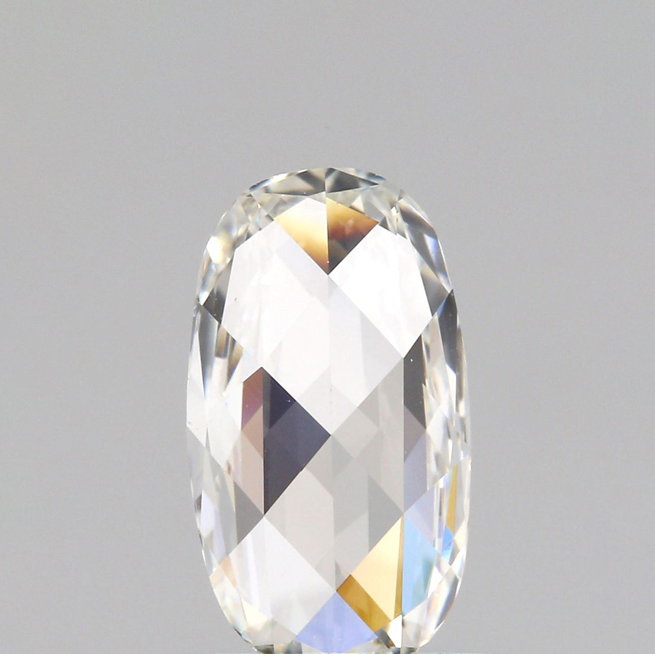 0.67ct | G-H/VVS Oval Shape Rose Cut Diamond - Modern Rustic Diamond