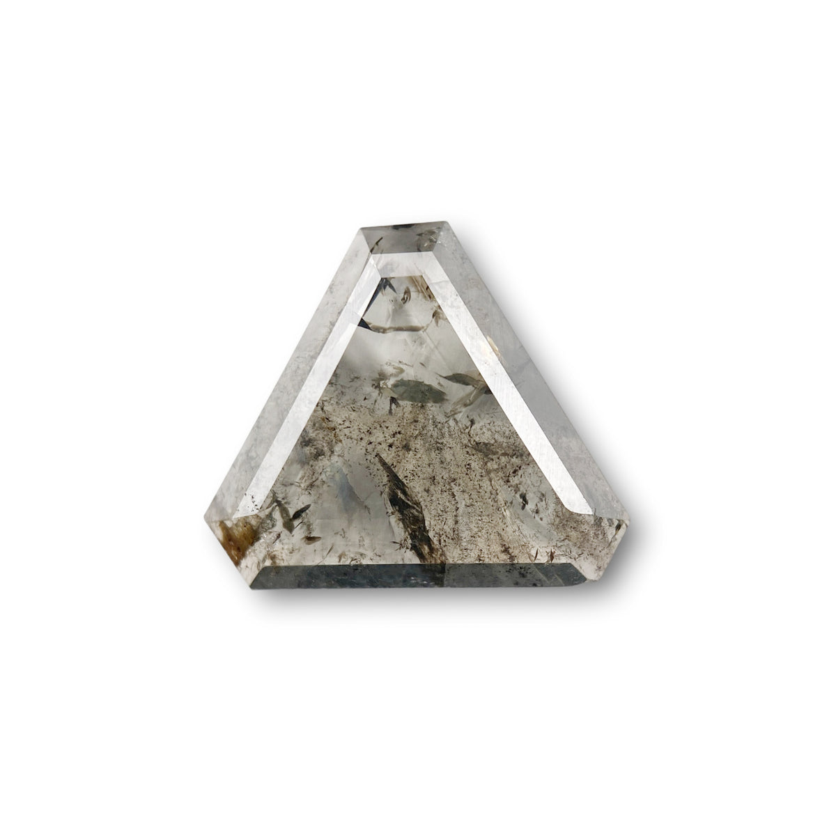 1.45ct | Rustic Shield Shape Rose Cut Diamond - Modern Rustic Diamond