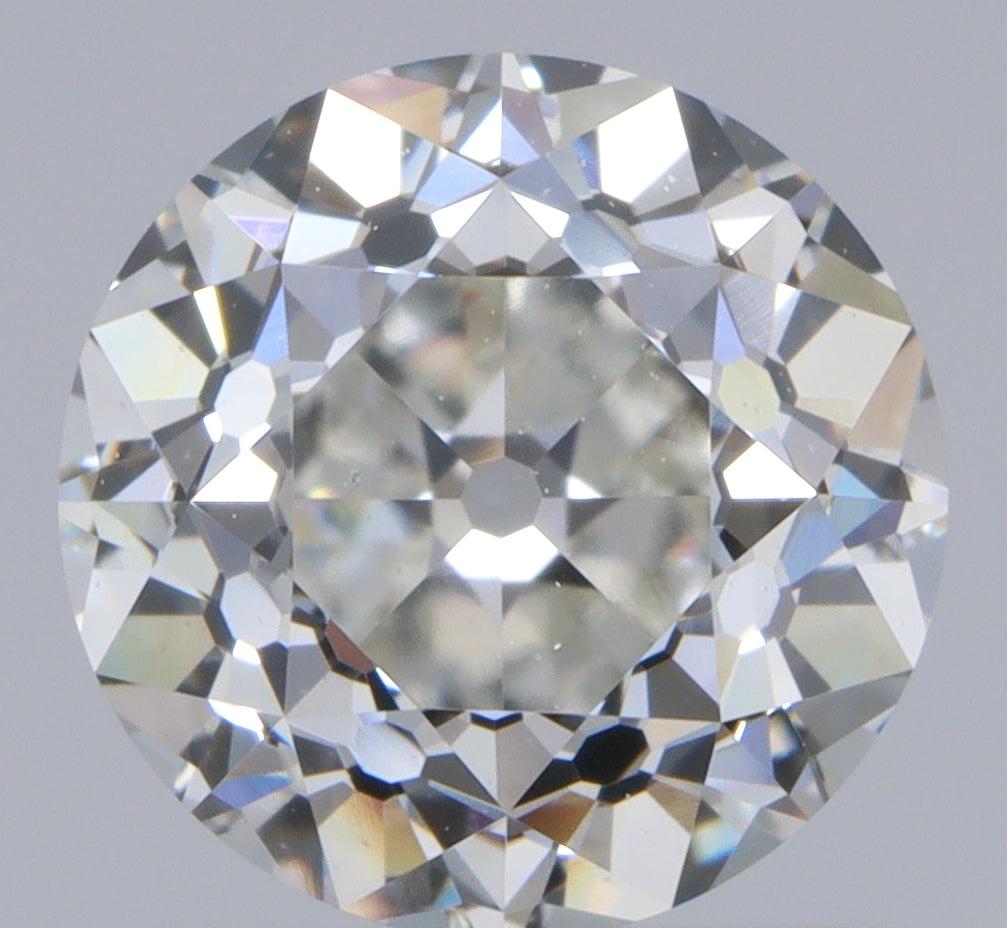 1.31ct | I/VS2 Round Shape Old European Cut Diamond (GIA) - Modern Rustic Diamond