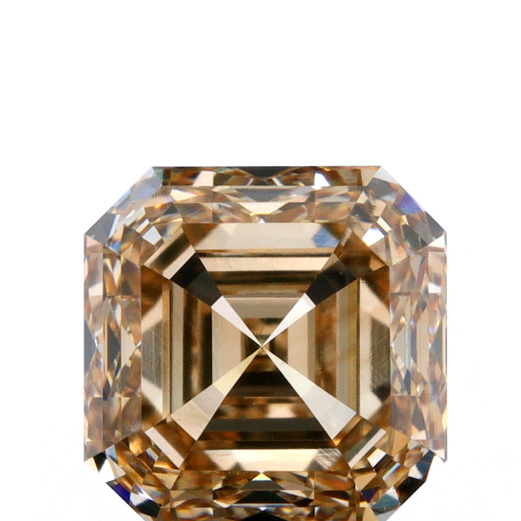 1.06ct | Champagne VS1 Asscher Shape Step Cut Diamond (GIA)