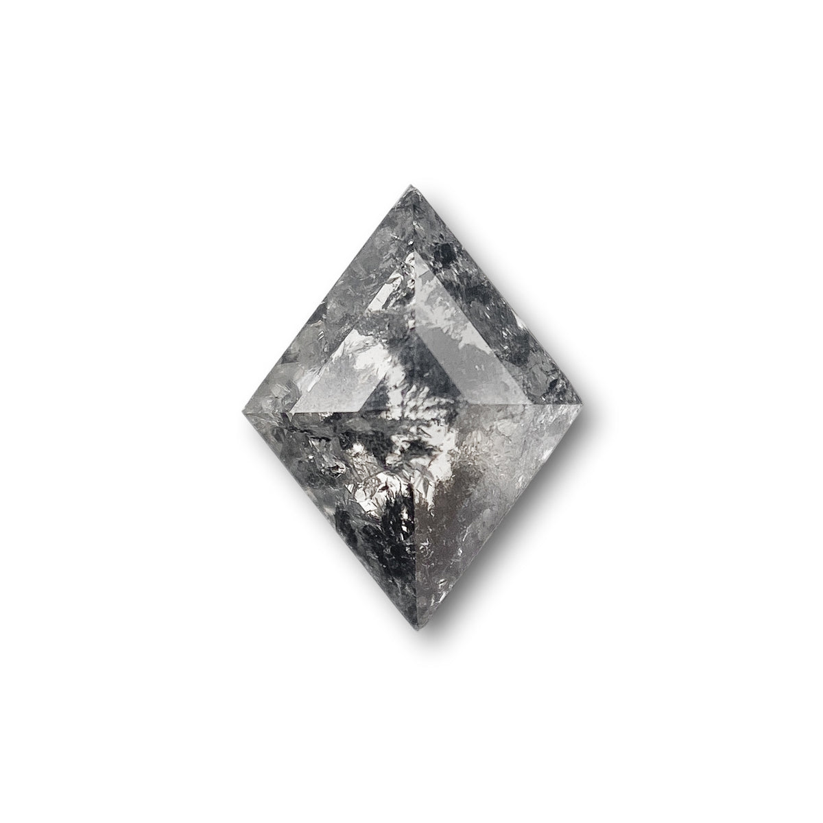 0.75ct | Salt & Pepper Lozenge Shape Step Cut Diamond