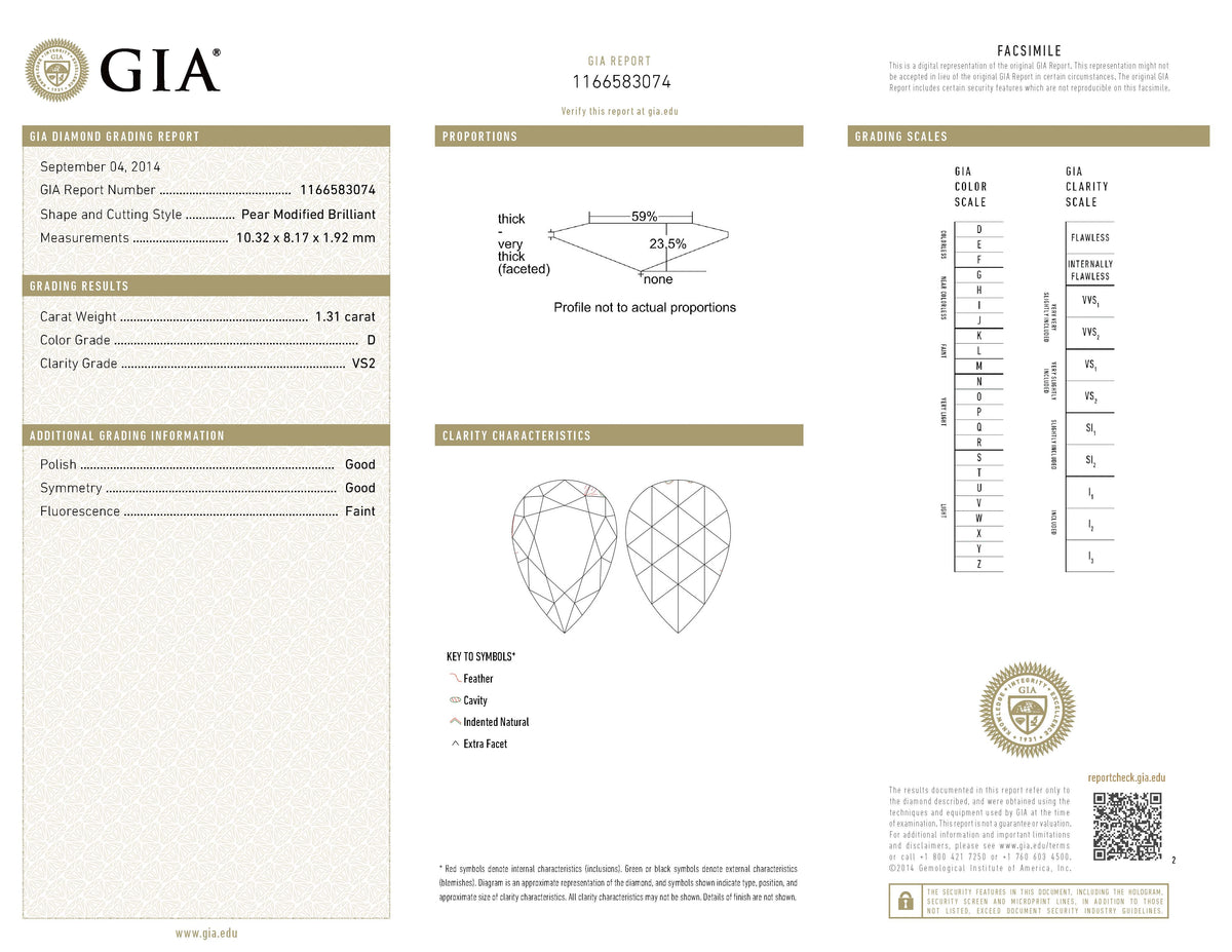1.31ct | D/VS2 Pear Shape Rose Cut Diamond (GIA) - Modern Rustic Diamond