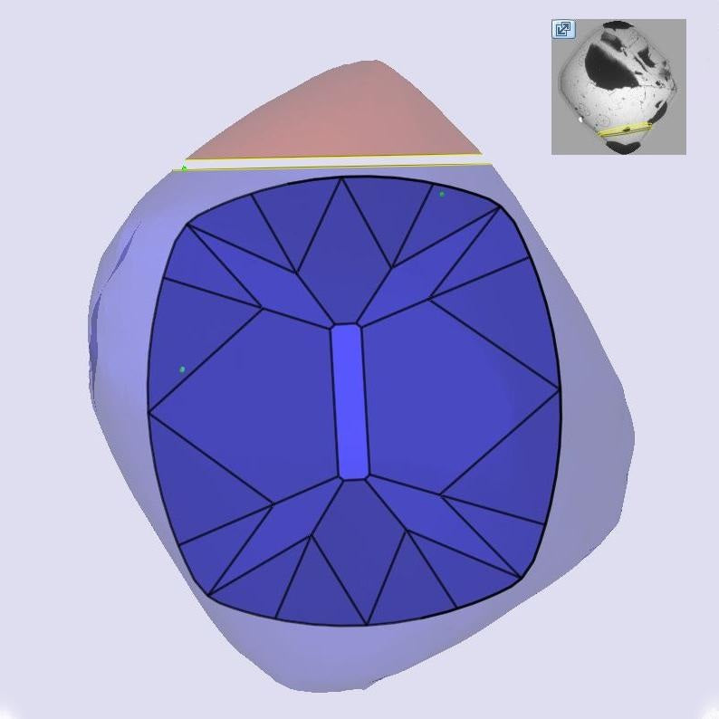 1.31ct | S-T/VVS2 Cushion Shape Old Mine Cut Diamond (GIA) - Modern Rustic Diamond