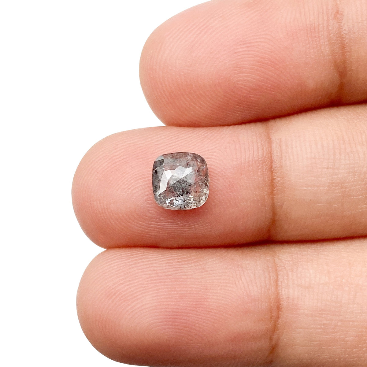 1.31ct | Rustic Cushion Shape Rose Cut Diamond - Modern Rustic Diamond