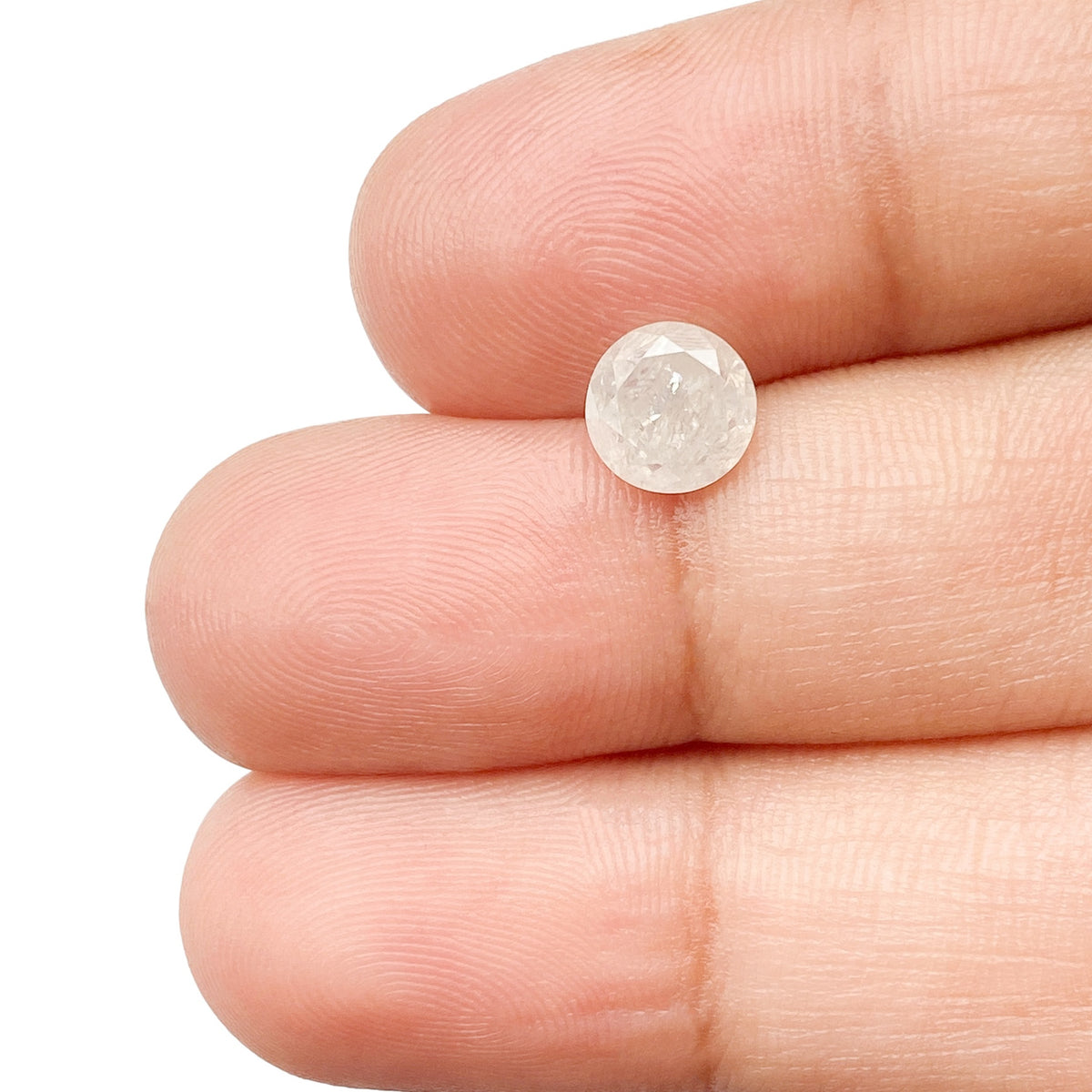 1.32ct | Rustic Round Shape Brilliant Cut Diamond - Modern Rustic Diamond