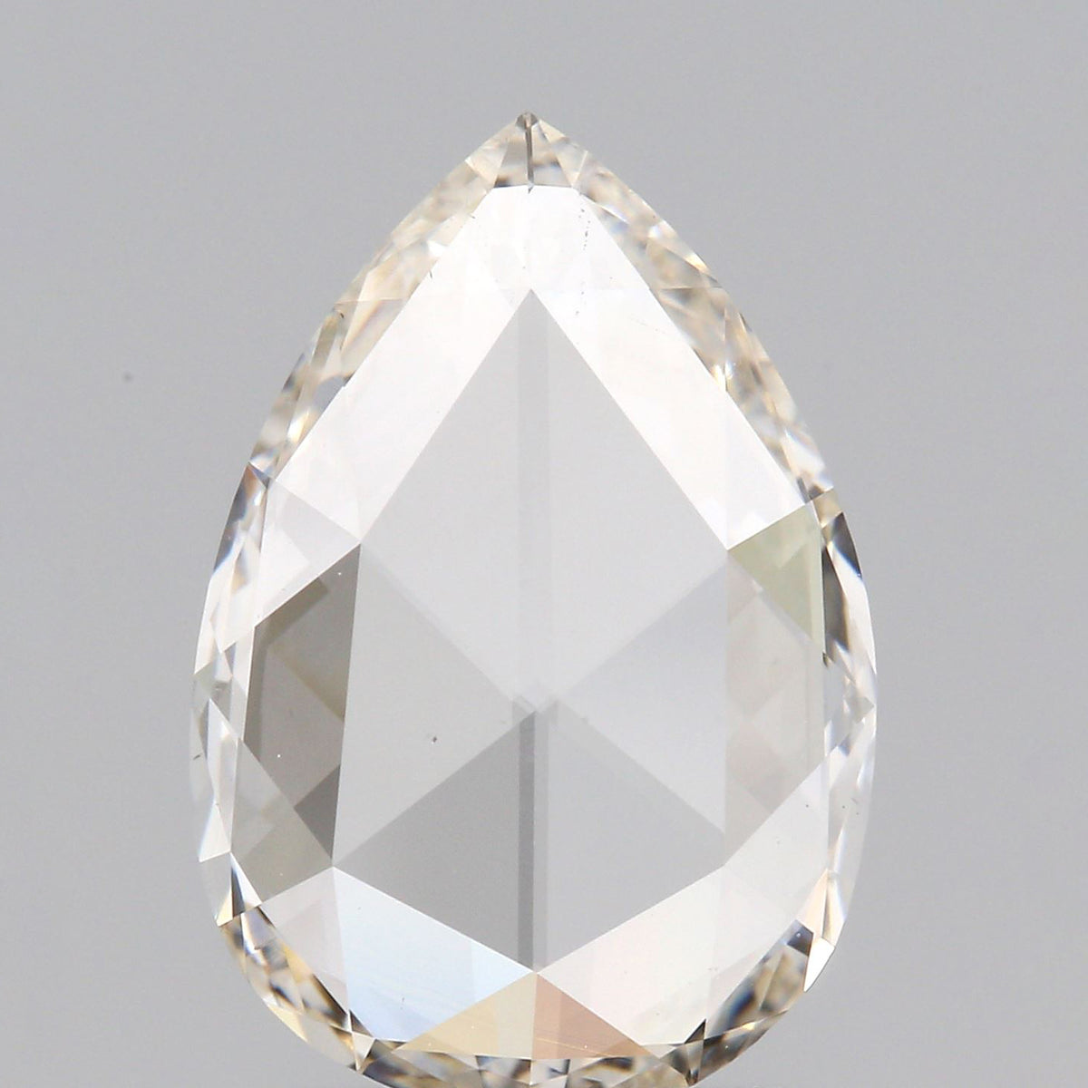1.33ct | Champagne VS Pear Shape Rose Cut Diamond - Modern Rustic Diamond