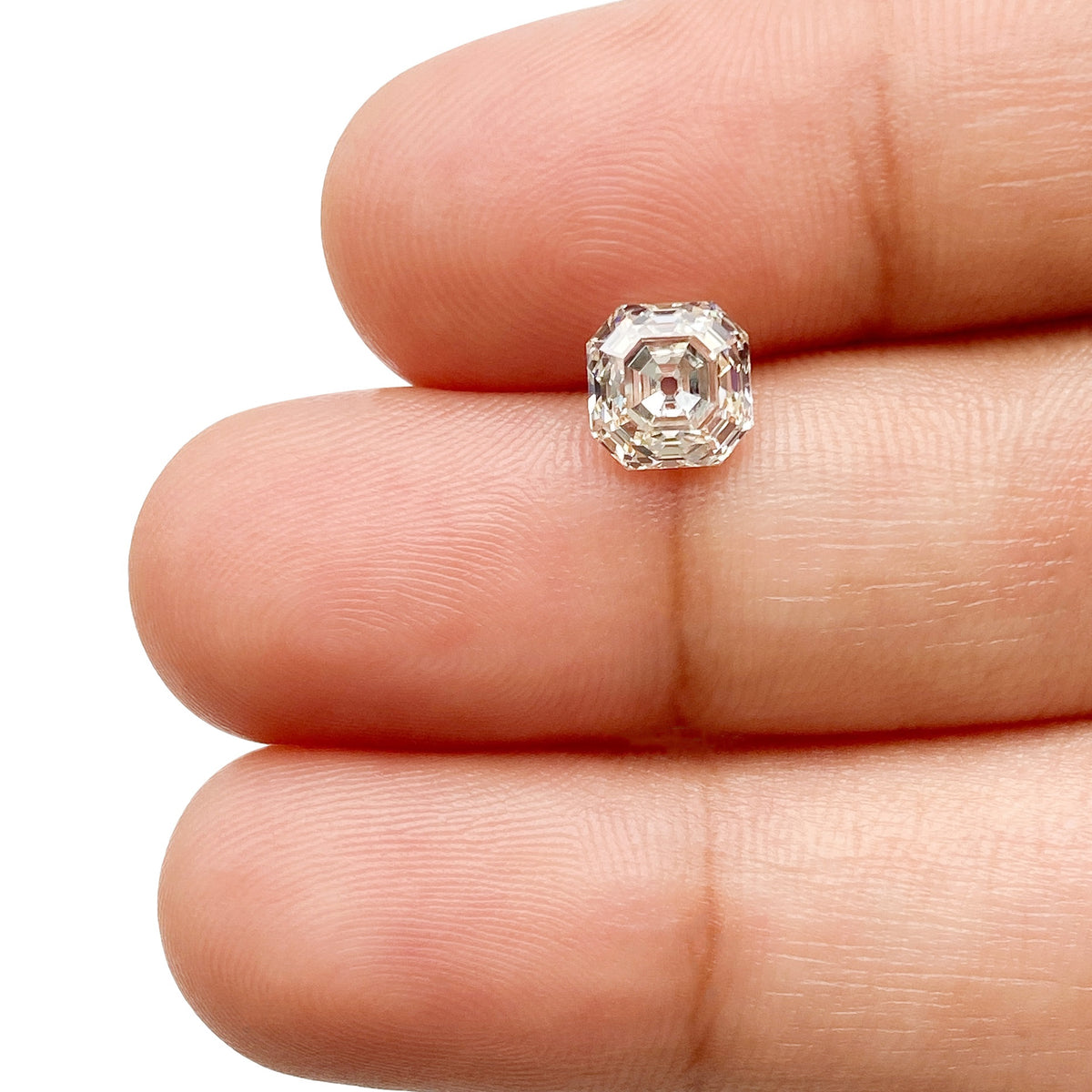 1.33ct | L/VS1 Asscher Shape Step Cut Diamond (GIA) - Modern Rustic Diamond