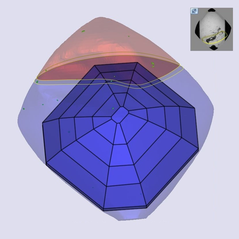 1.33ct | L/VS1 Asscher Shape Step Cut Diamond (GIA) - Modern Rustic Diamond