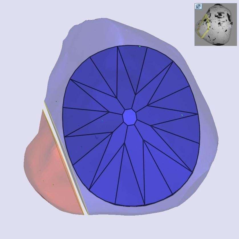 1.33ct | N/VVS2 Oval Shape Old Mine Cut Diamond (GIA) - Modern Rustic Diamond