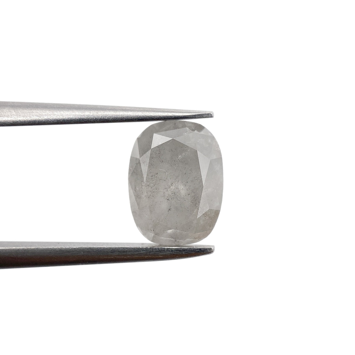 1.33ct | Salt & Pepper Cushion Shape Brilliant Cut Diamond - Modern Rustic Diamond