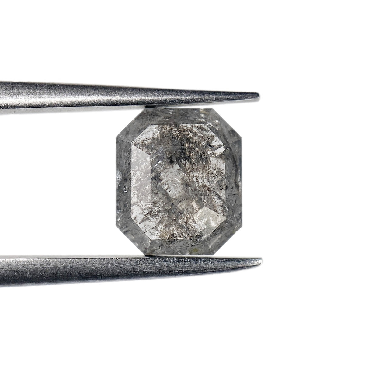 1.33ct | Rustic  Emerald Shape Rose Cut Diamond - Modern Rustic Diamond
