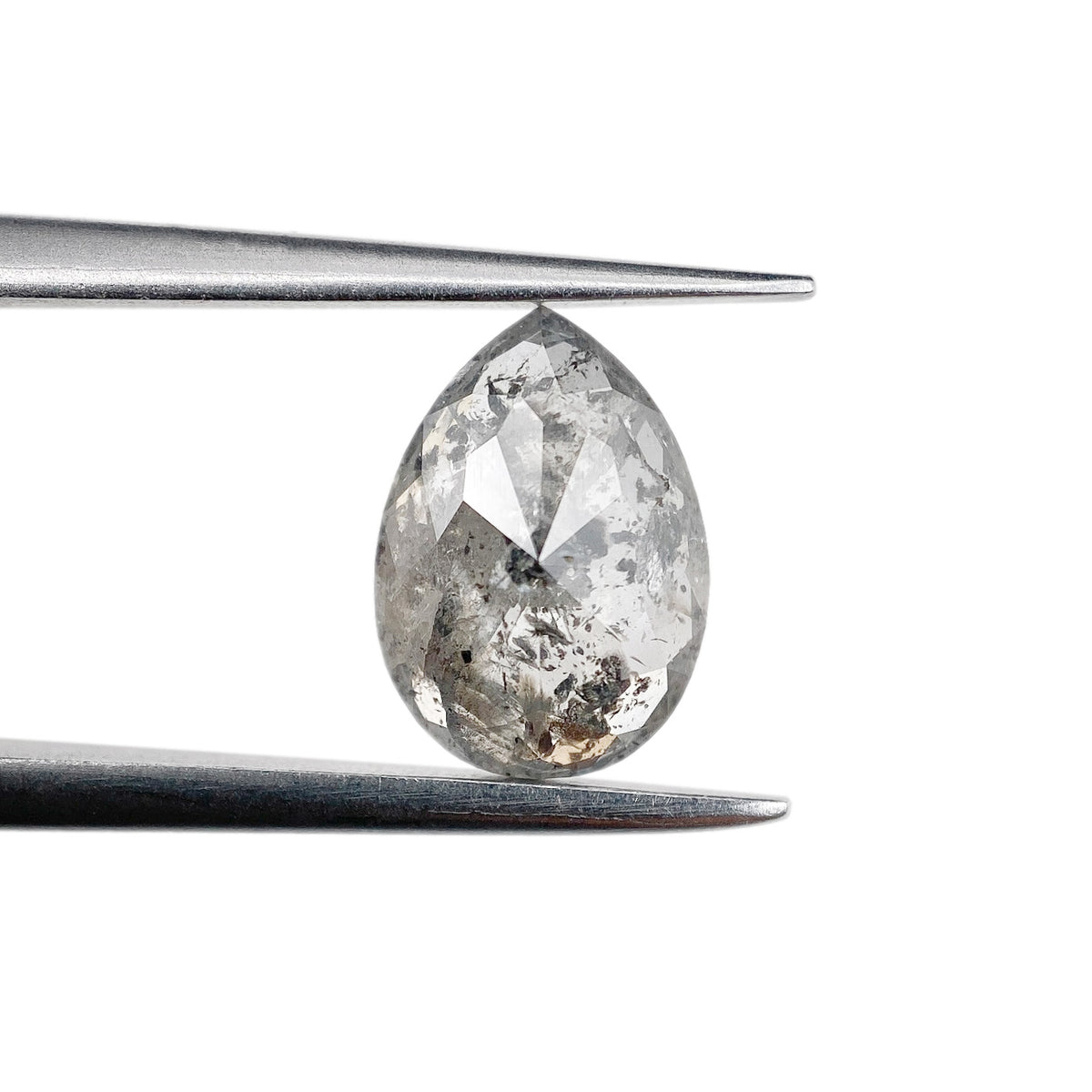 1.33ct | Rustic Pear Shape Rose Cut Diamond - Modern Rustic Diamond