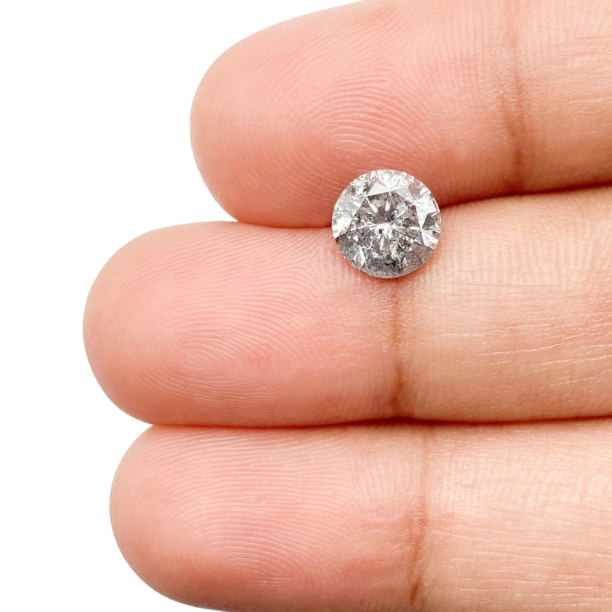 1.33ct | Rustic Round Shape Brilliant Cut Diamond - Modern Rustic Diamond