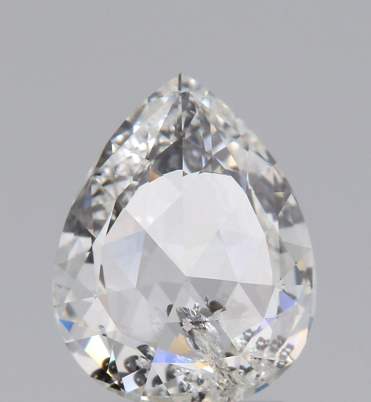 1.34ct | G/SI2 Pear Shape Rose Cut Diamond-Modern Rustic Diamond